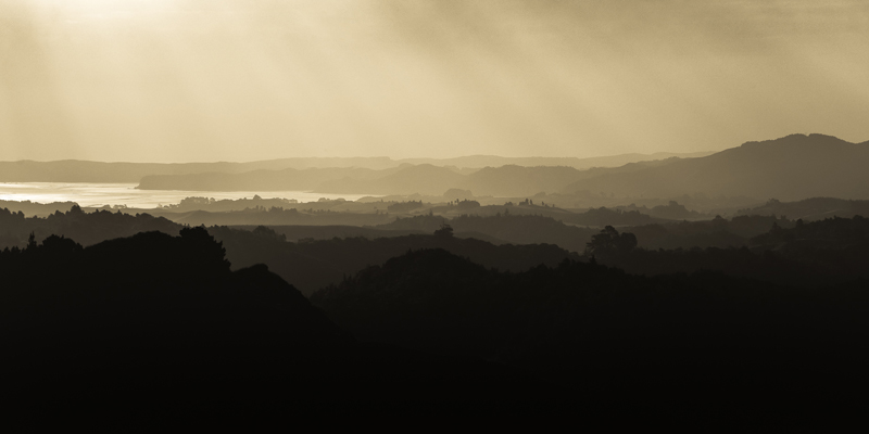 Sun Rays over Kawhia